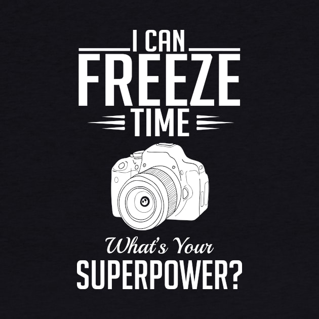 I can freeze time what's your superpower? (white) by nektarinchen